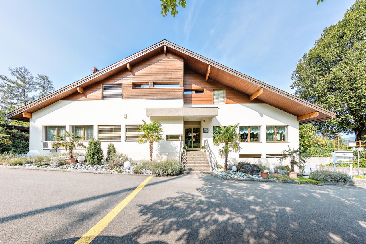 Hotel Restaurant Moeve Faulensee Exterior foto