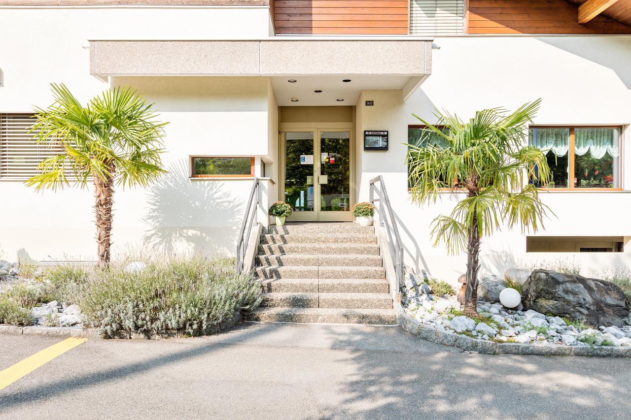 Hotel Restaurant Moeve Faulensee Exterior foto